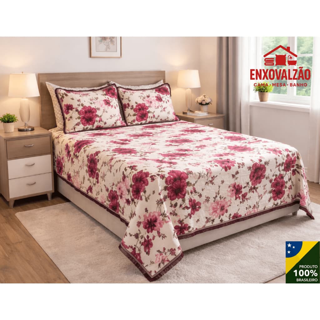 kit Cobre Leito Matelado com Estampas Variadas para Sua Decoração