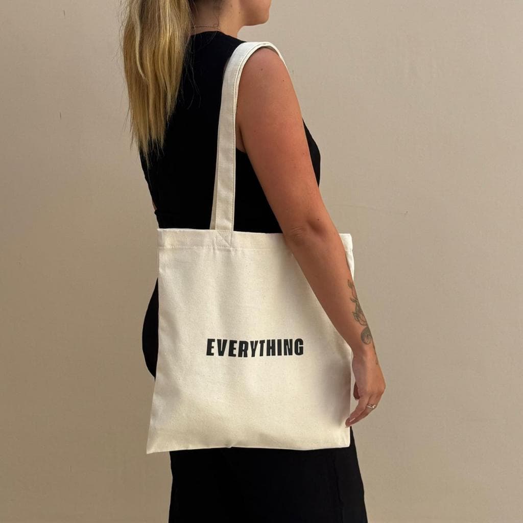 Ecobag Sacola em Sarja Algodão Cru - Everything