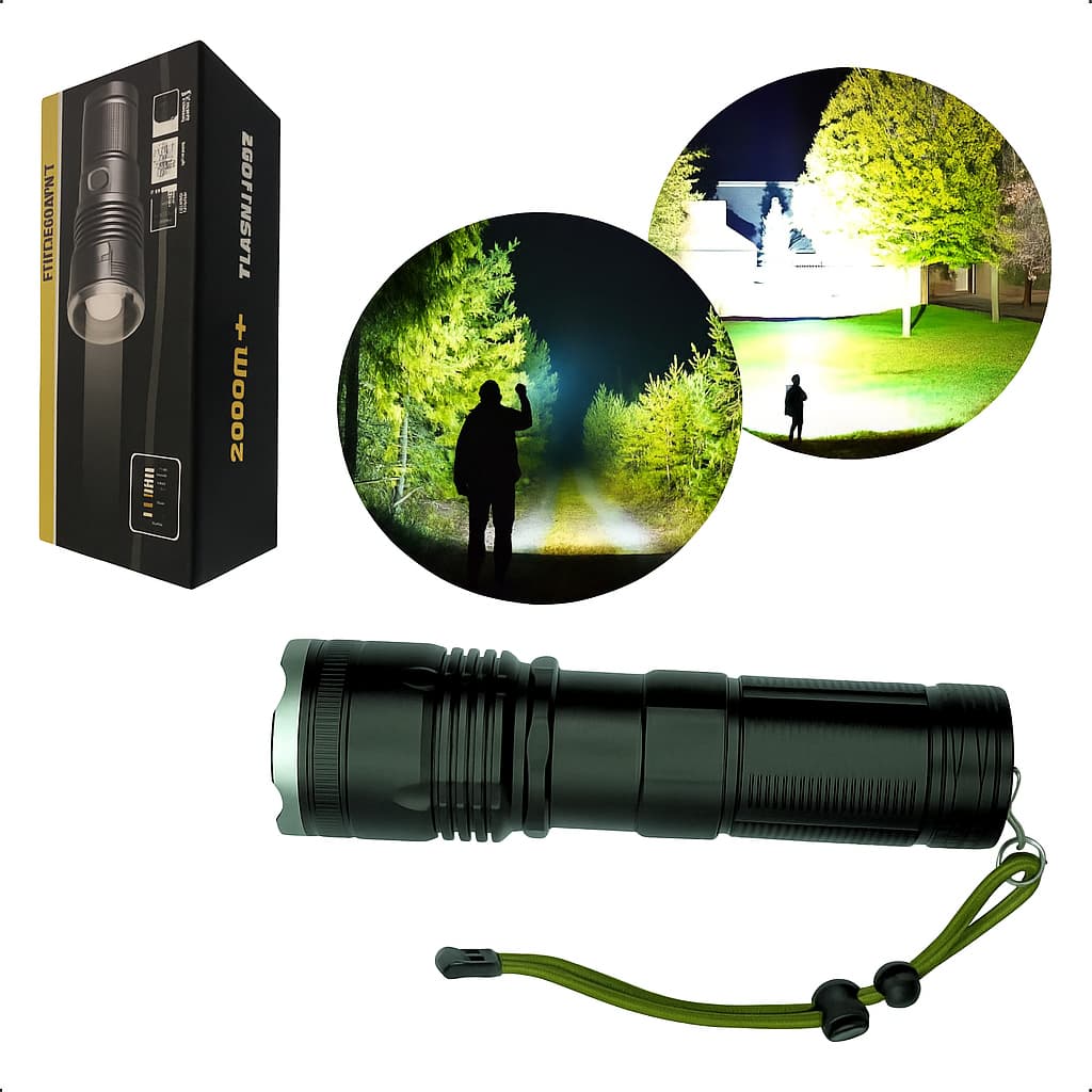 Lanterna Tática Sabre De Luz Mais Forte Do Mundo Led Militar