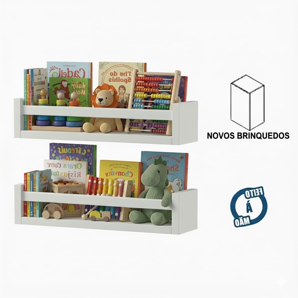 Mdf 2 prateleira pronta entrega