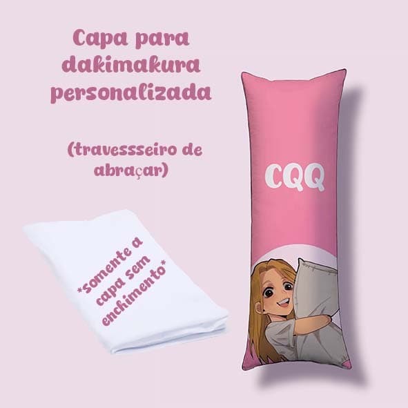Capa para Almofada e Dakimakura Personalizada / travesseiro de abraçar