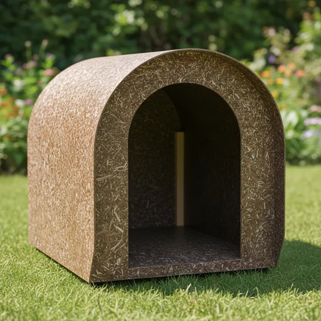 Casinha Cachorro Cães Porte Médio N5 Casa Iglu De Madeira Ecológica Cão Pet