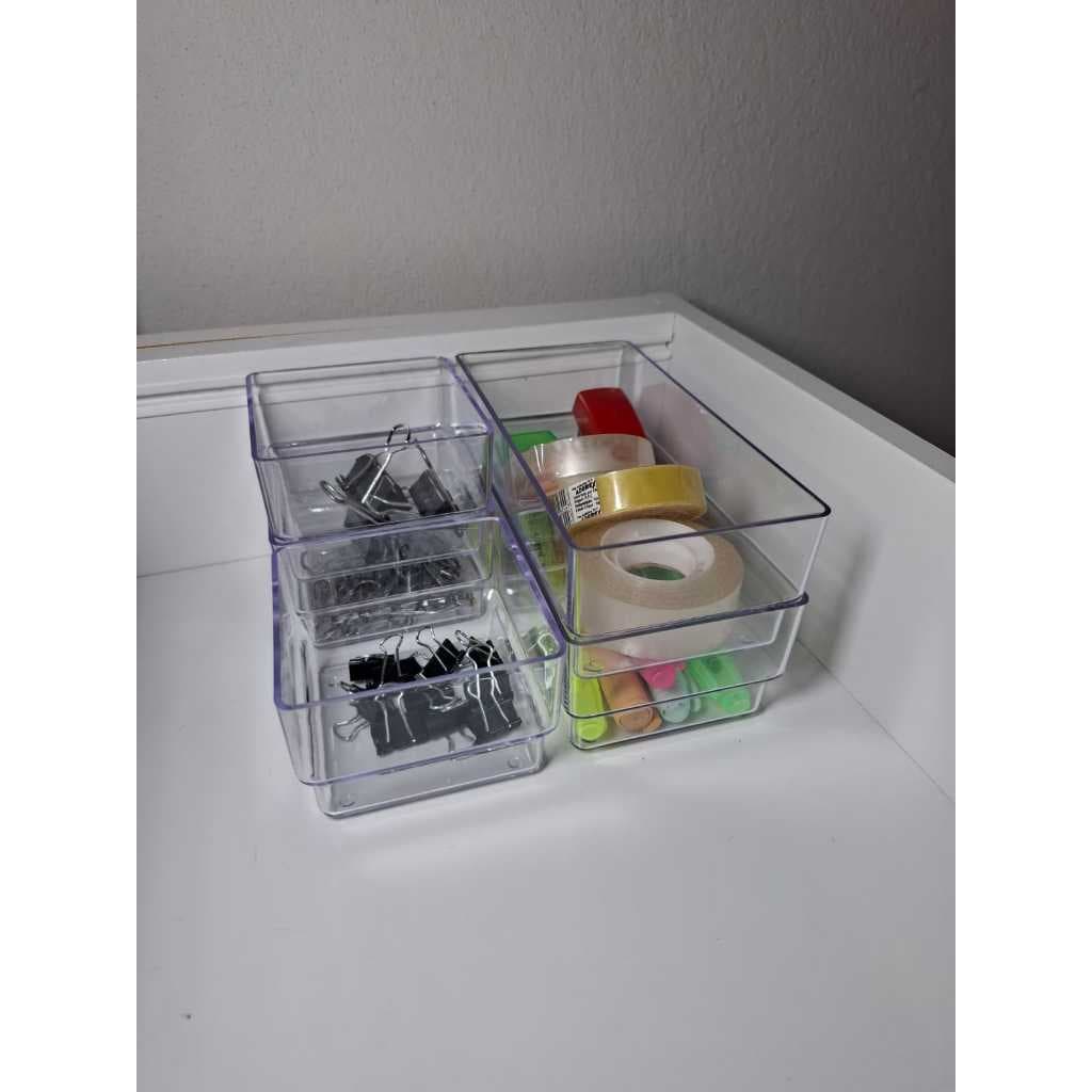 Conjunto de 2 a 10 Acrilico Multiuso Versatil Empilhavel Pratico Modular