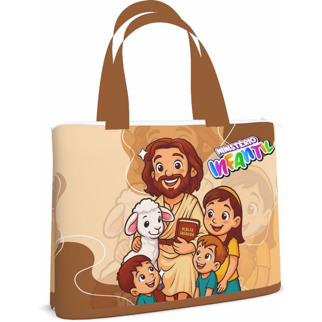 Bolsinha Porta Bíblia_Necessaire_30x20_Ministério Infantil
