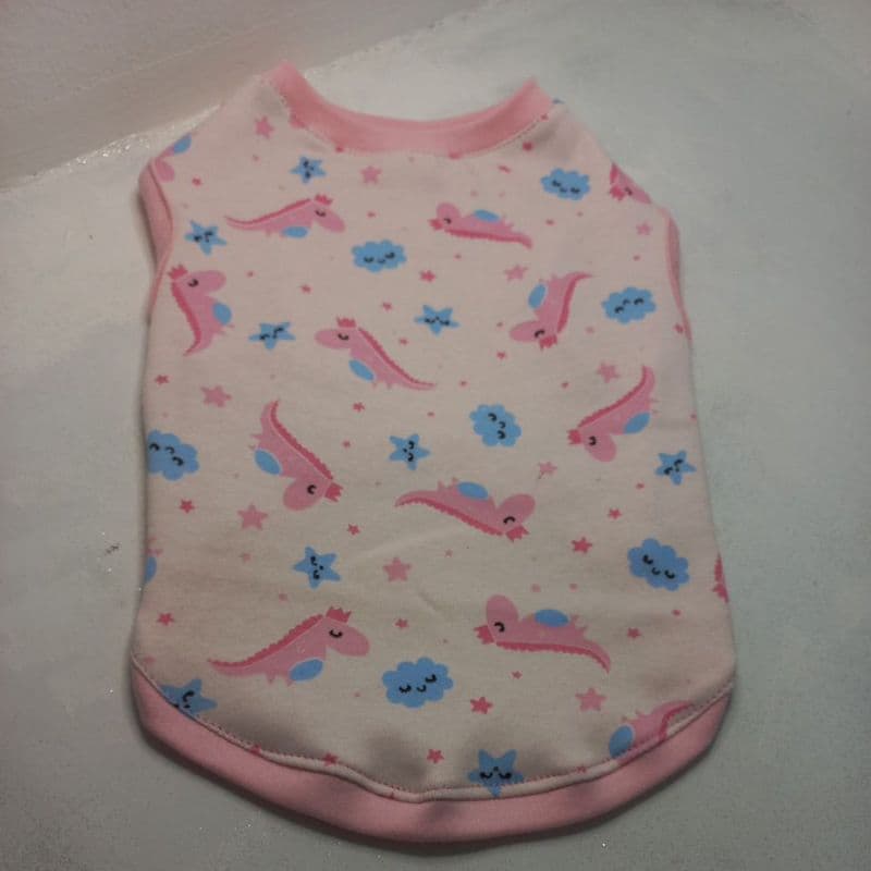 roupa pet em malha estilo regata para cães e gatos Verão