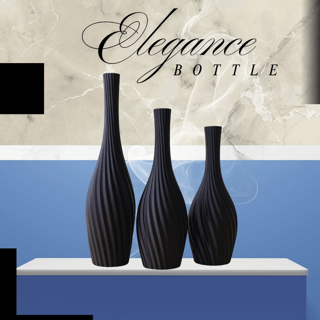 Vasos Decorativos Modernos 3D – Kit Decoração Premium para Sala, Cozinha ou Escritório