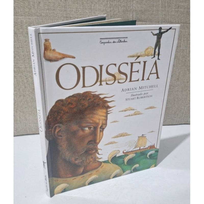 Odisséia (adaptação de Adrian Mitchell)Adrian Mitchell (ilustrações de Stuart Robertson)