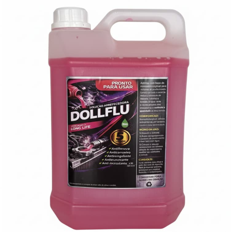 Aditivo Anticongelante Rosa 5L – Alta Tecnologia