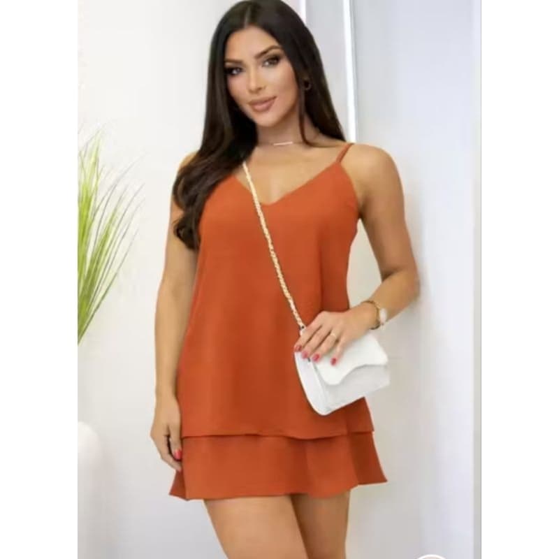 VESTIDO SOLTINHO DUNA COM BABADOS
