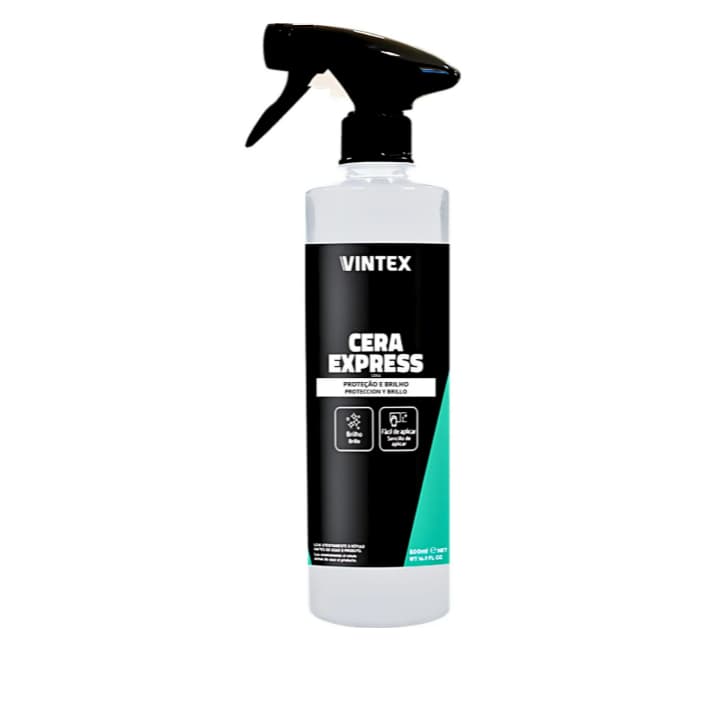 CERA EXPRESS 500ML VINTEX VONIXX Cera Líquida Protege e Dá Brilho com Facilidade