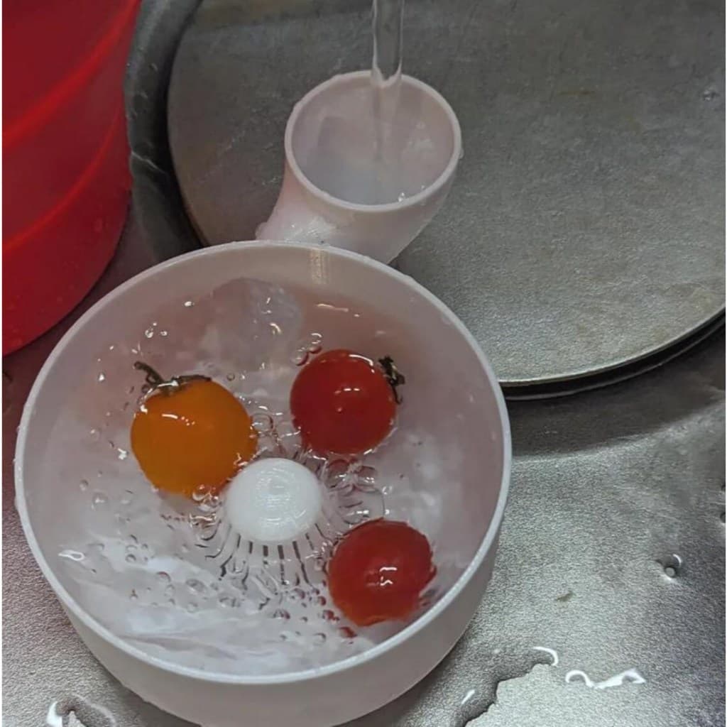 Lavador de Frutas Giratório Manual – Limpeza Rápida sem Esforço
