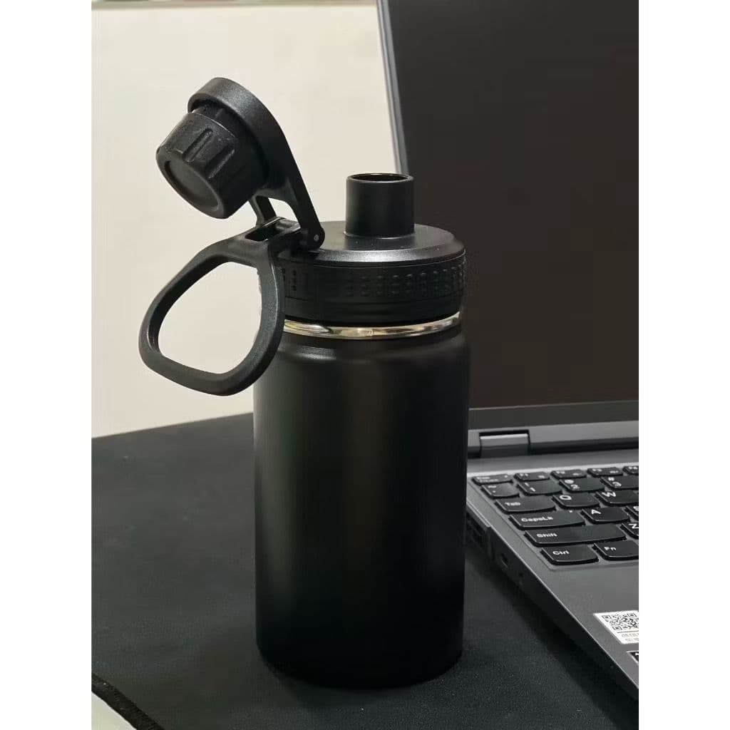 Garrafa Térmica 350ml com bota De Silicone Protetora Copo GARRAFA Termico Bebidas geladas