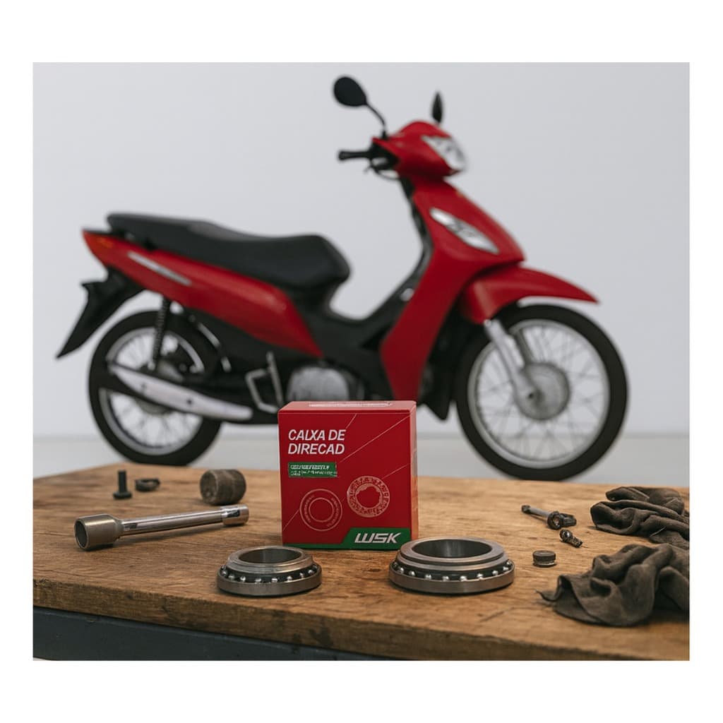 CAIXA DE DIREÇÃO WGK  ESFÉRICA MOTO BIZ 100/125 POP/SHINERAY