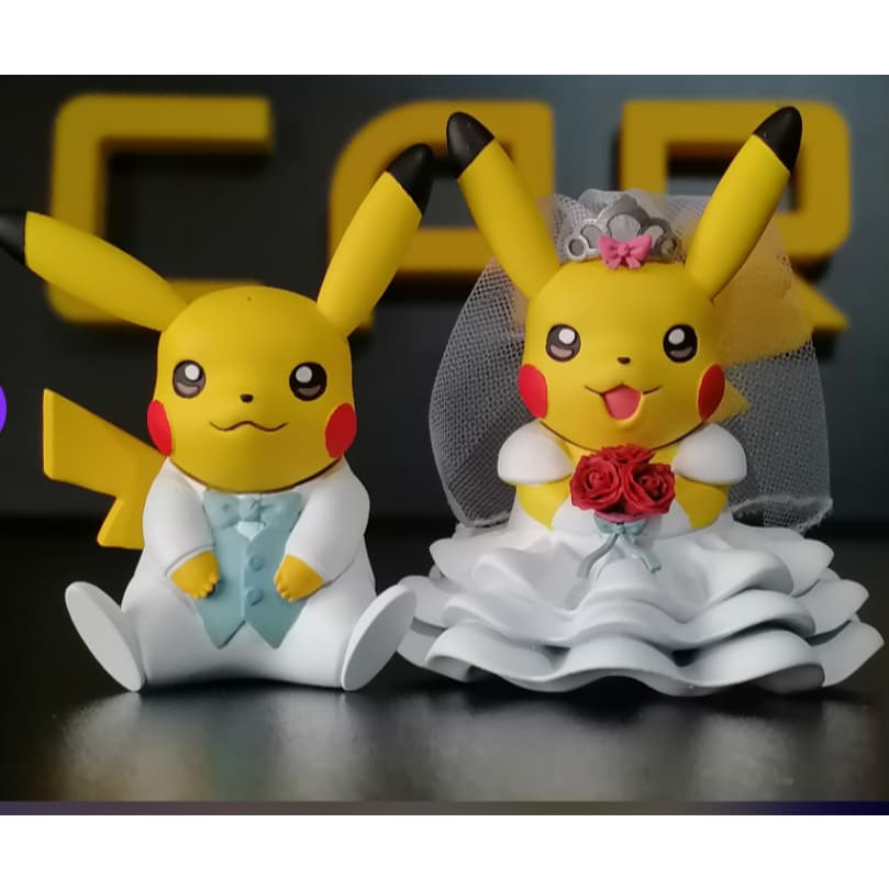 Boneco Pikachu casamento pokemon decoração de casamento