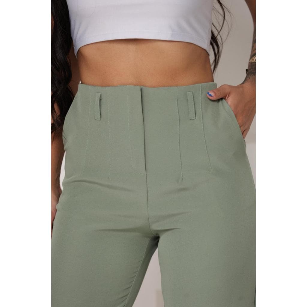 Calça Feminina de Alfaiataria Premium Peça Versátil Casual & Social