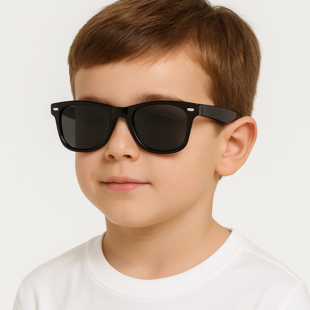 Óculos De Sol Infantil Criança Bebê Polarizado Proteção Uv400 Original Iceman 476 - Estojo Carrinho