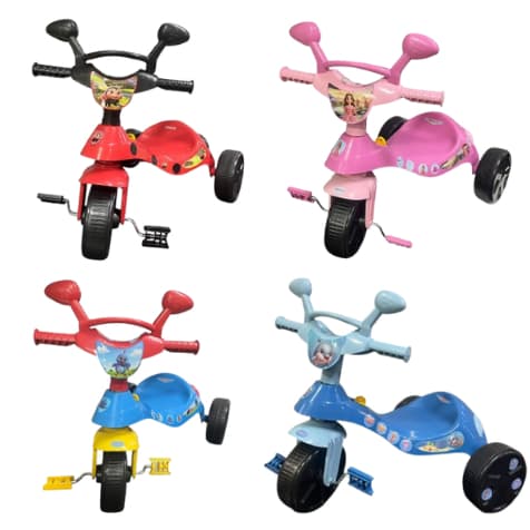 Triciclo Velotrol Baby Infantil Com Adesivos e Pedal - Biemme