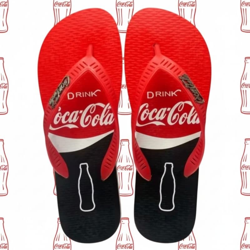 Chinelo Masculino Barato coca cola do 37 ao 44 Modelo Variados Super Macio Leve Lançamento Verão