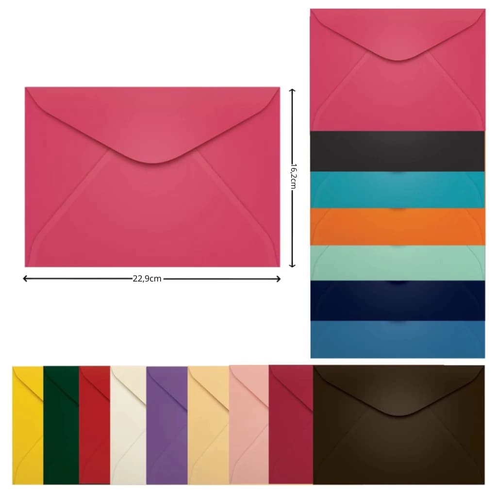 ENVELOPE CONVITE 90 C/50 FORONI / SCRITY 162 x 229 80 g/m²