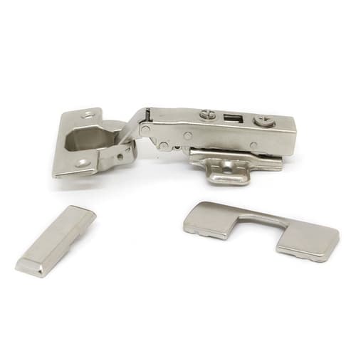 Dobradiça 35mm Reta Slow Clip Amortecedor FGVTN Com Calço