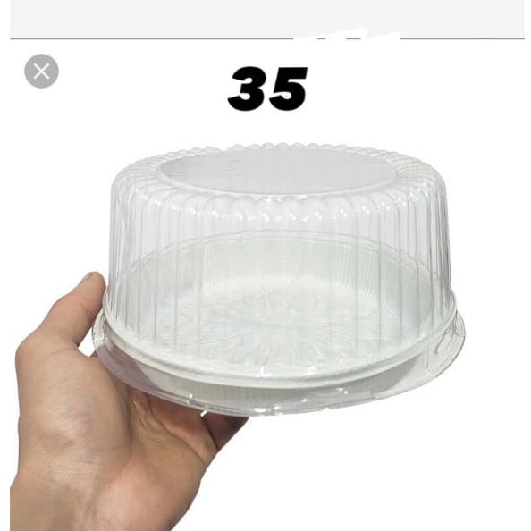 Embalagem 35 alta  para bolos e tortas com 10 unidades PACKFORM/SANPACK/BIPACK/GALVANOTEK