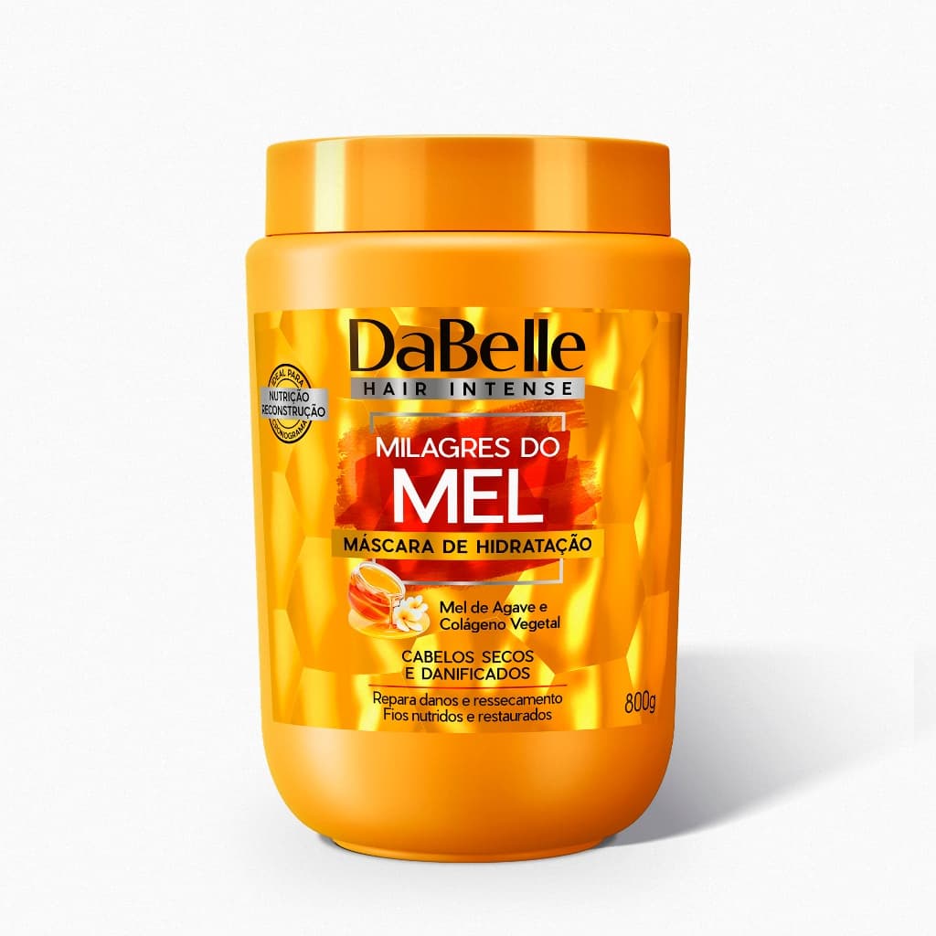 Máscara Milagres do Mel DaBelle Hair  800g