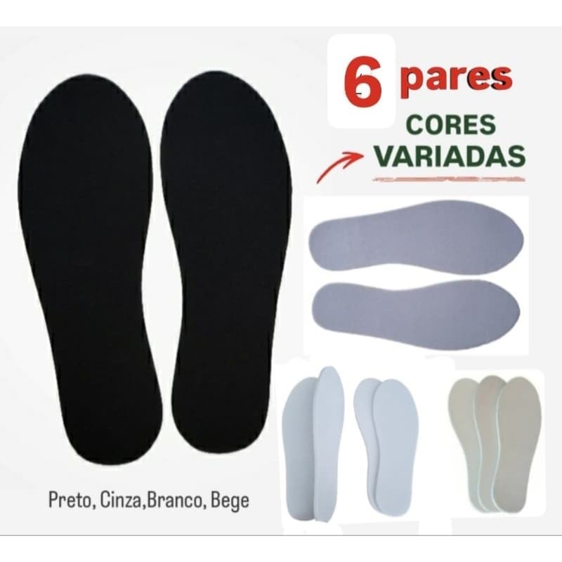 KIT PALMILHA  MACIA EVA 6 MM PARA TÊNIS,SAPATO,BOTA,SAPATILHA,CONFORTÁVEL,BARATO,PROMOÇÃO