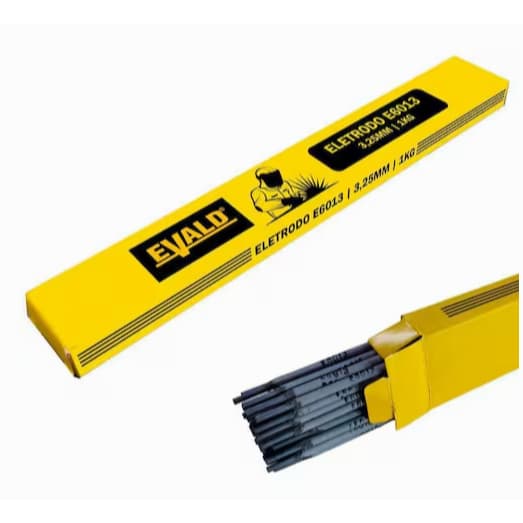 Eletrodo para Solda E6013 3,25MM Caixa 1 KG EVALD