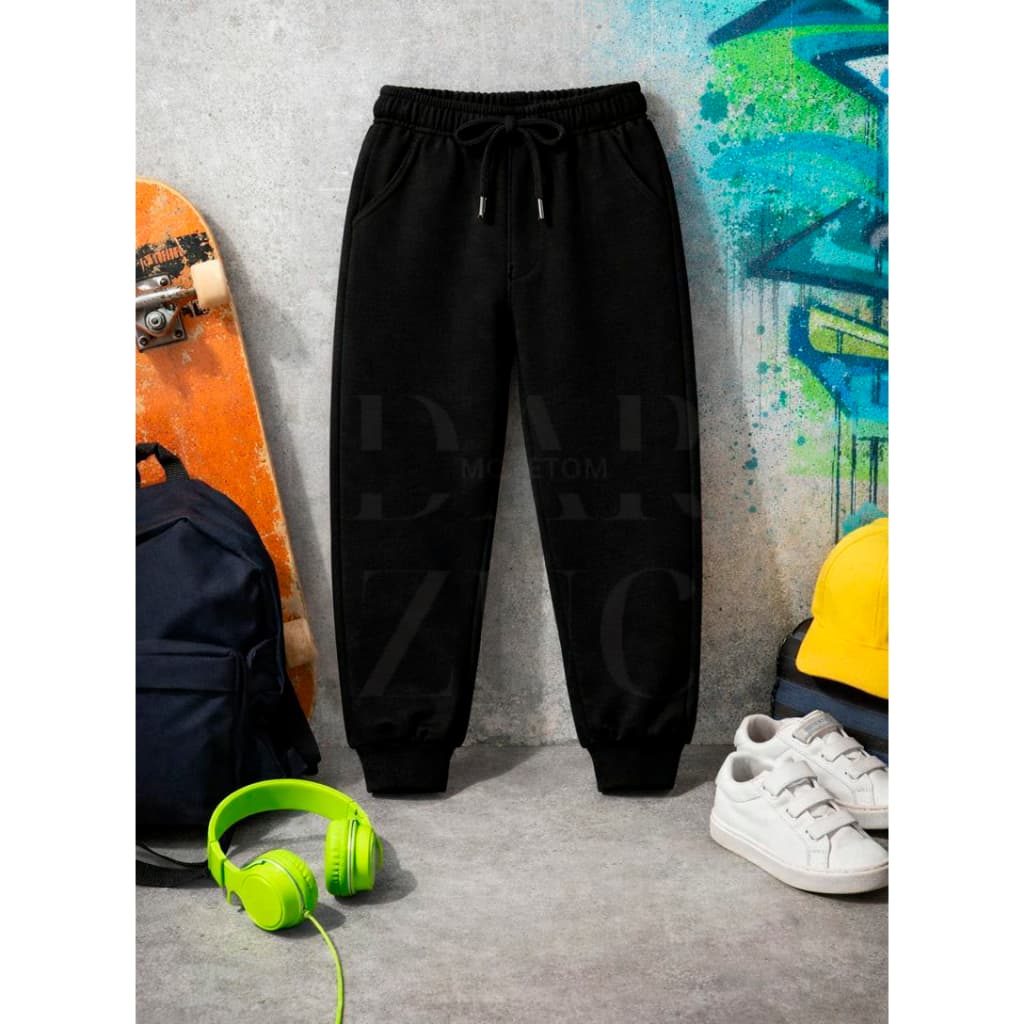 Calça Masculino Infantil Moletom Calça Infantil Com bolso Calça Infantil de Moletom Calça Kids