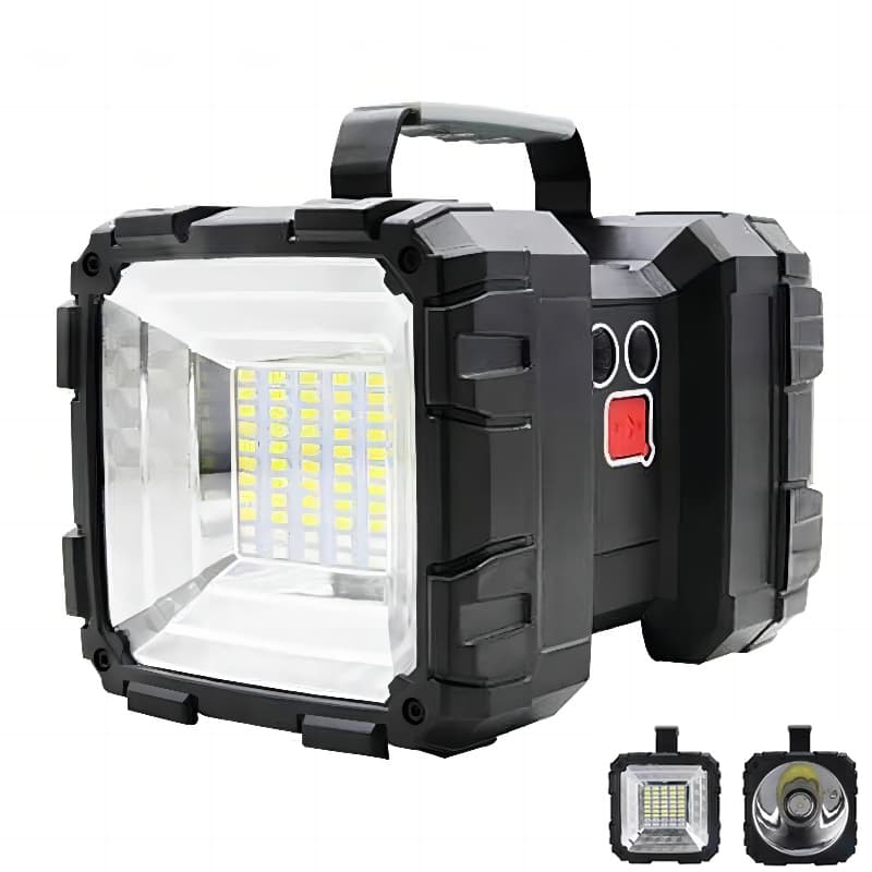 Lanterna Led Portátil Recarregável Alta Potência Luz Dupla