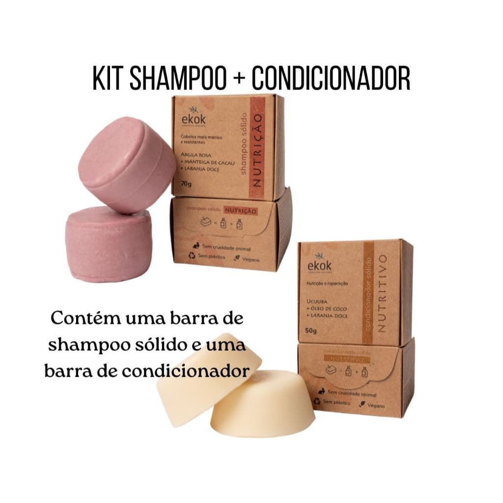 Kit para cabelos secos e ressecados Nutrição Intensa. Atenção para a descrição.