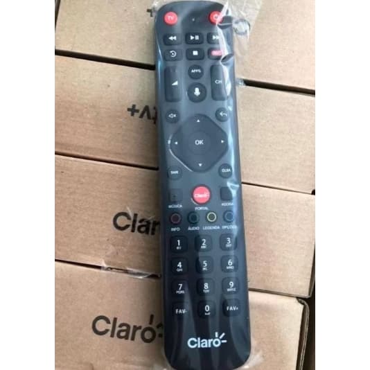 Controle Remoto Claro Box UNIVERSAL com COMANDO DE VOZ