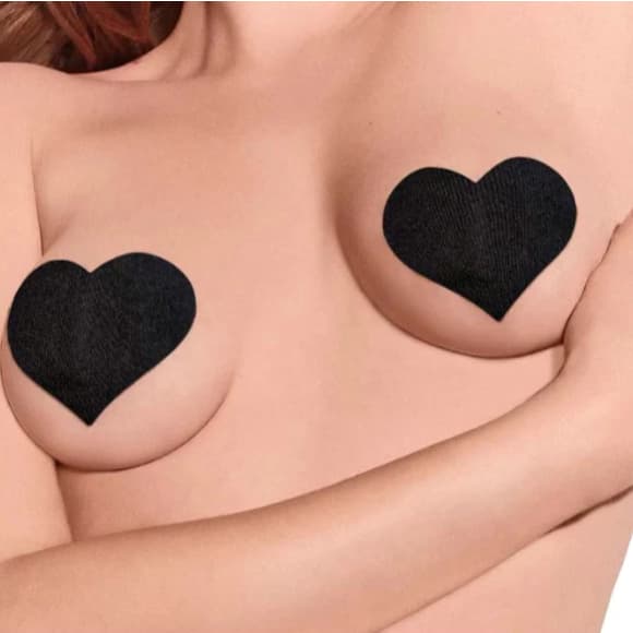 Tapa Seio Adesivo Nipple Cover Protetor De Mamilo Coração Yaffa