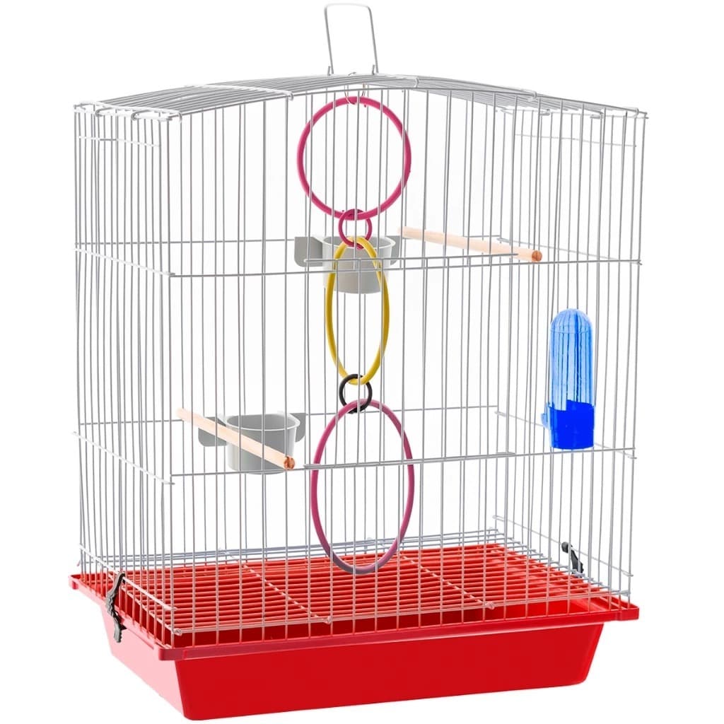 Gaiola Calopsita Arco Luxo Individual Pássaros Aves Com Acessórios Vivopet Completa