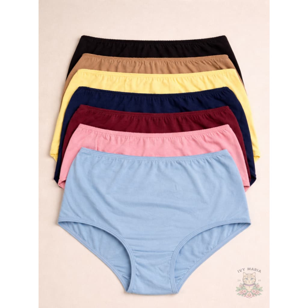 Kit Calcinha Calçola Plus Size 100% Algodão – Conforto para Senhoras e Pós-Parto