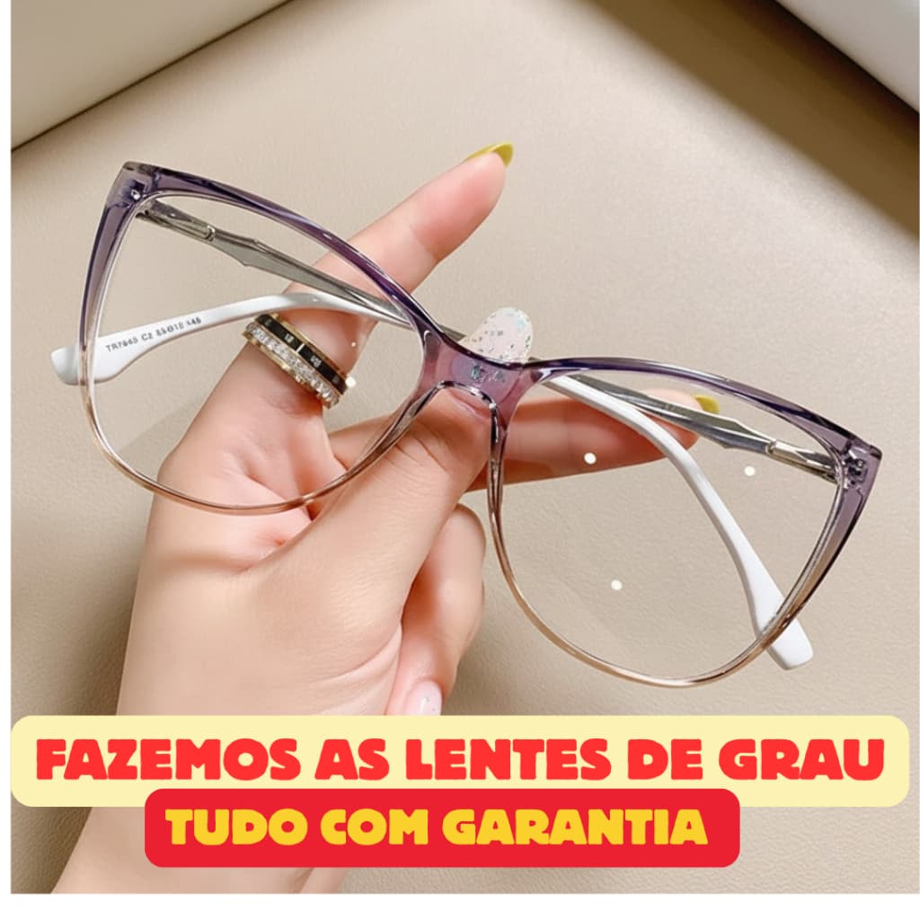 DR-61 Armação de Óculos Feminino Gatinho Feminino Acetato