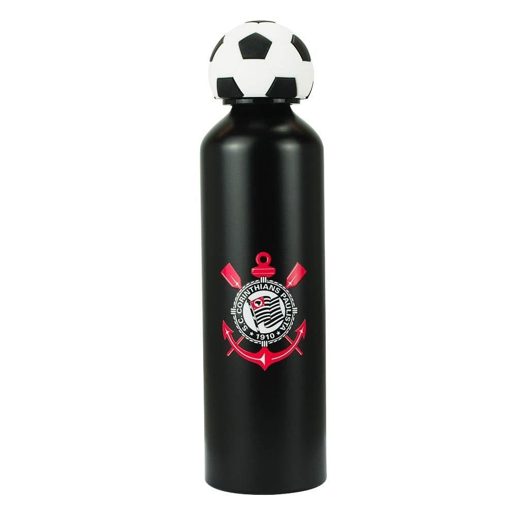 Garrafa Alumínio Tampa Bola 750ml - Corinthians