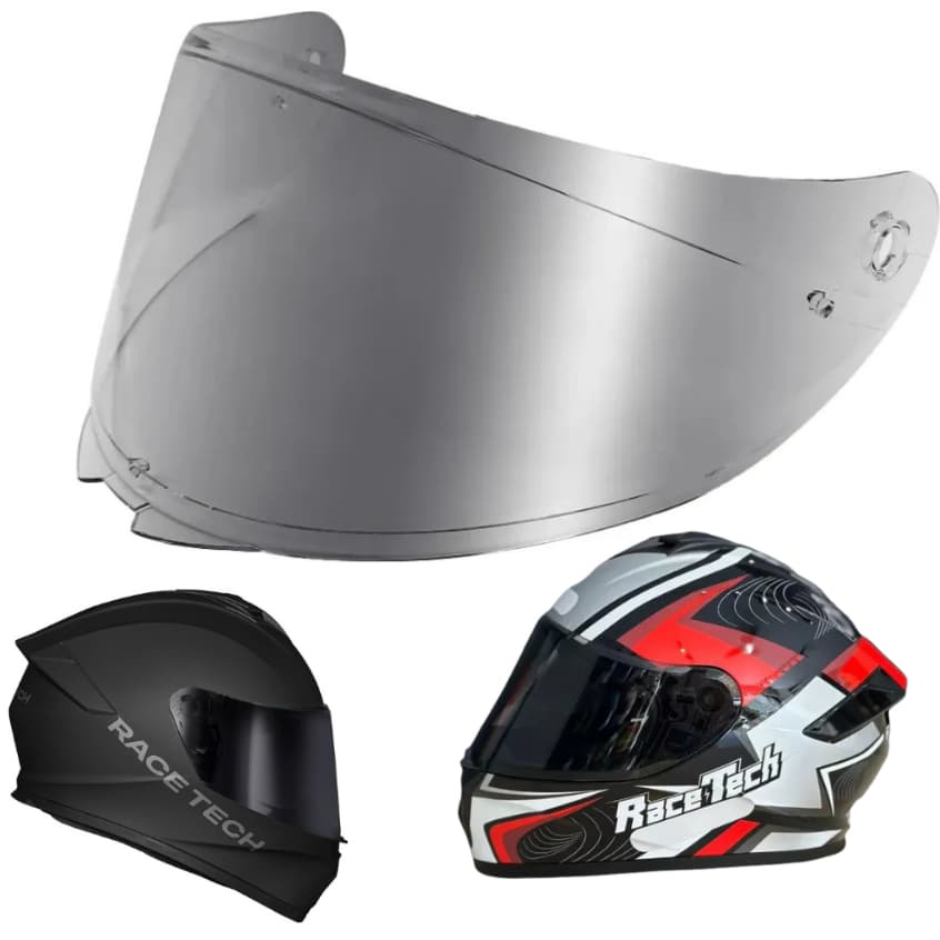 VISEIRA FUMÊ CAPACETE RACE TECH HIT ORIGINAL