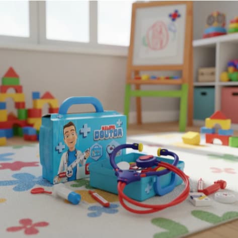 Kit Maleta com Acessórios Profissão Doutor Medico Infantil