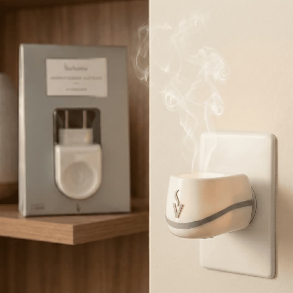 Aparelho Aromatizador Difusor de Ambiente Elétrico Standard Branco Via Aroma ENVIO IMEDIATO!