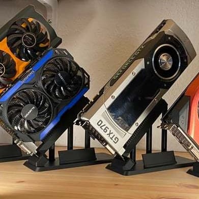 Suporte Expositor Placa de Vídeo GPU Vertical Display Gamer Decoração setup