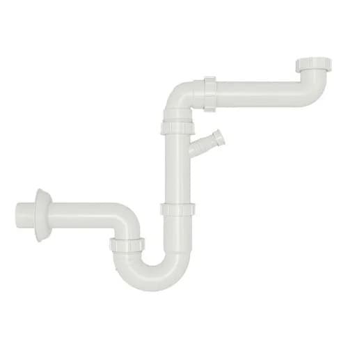 Sifão Cuba Pia Tanque Simples Compacto Polipropileno 94525011 - Tramontina