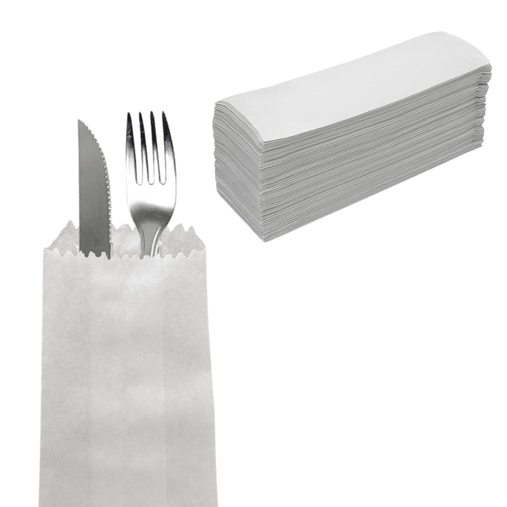 Kit 5.000 Saquinhos De Papel Para Talher 25x7cm - Atacado
