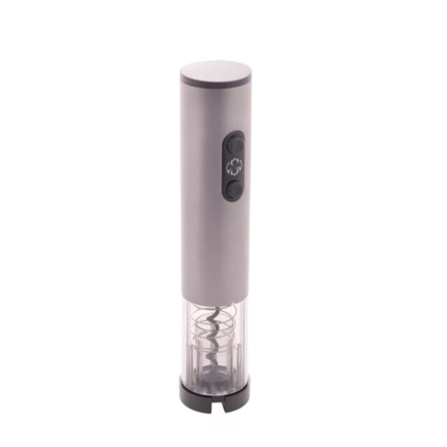 Saca Rolha Elétrico Abridor de Vinho Elétrico Usb Inox Wolf