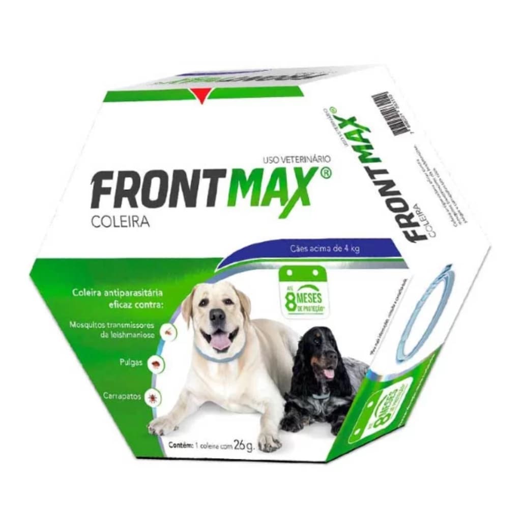 Coleira Antipulgas Frontmax para Cães Acima de 4kg Proteção Contra Pulgas e Carrapatos