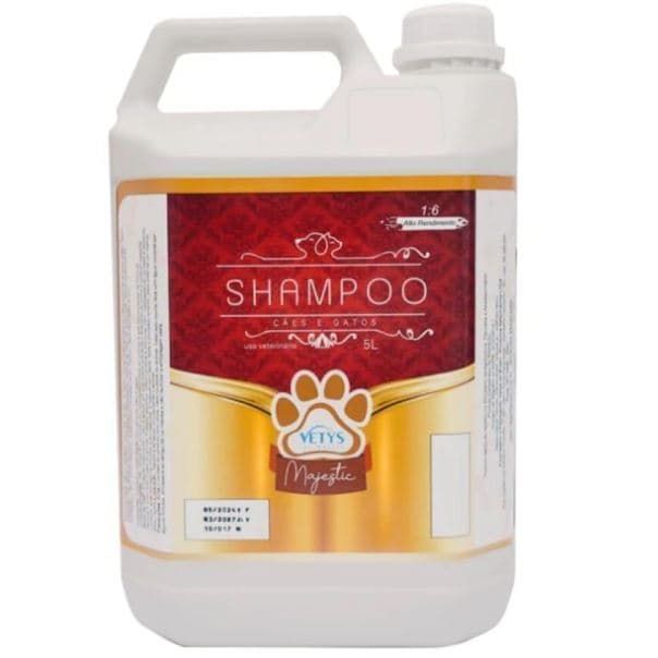 Shampoo Majestic Super Premium Vetys do Brasil Cães e Gatos Banho e Tosa
