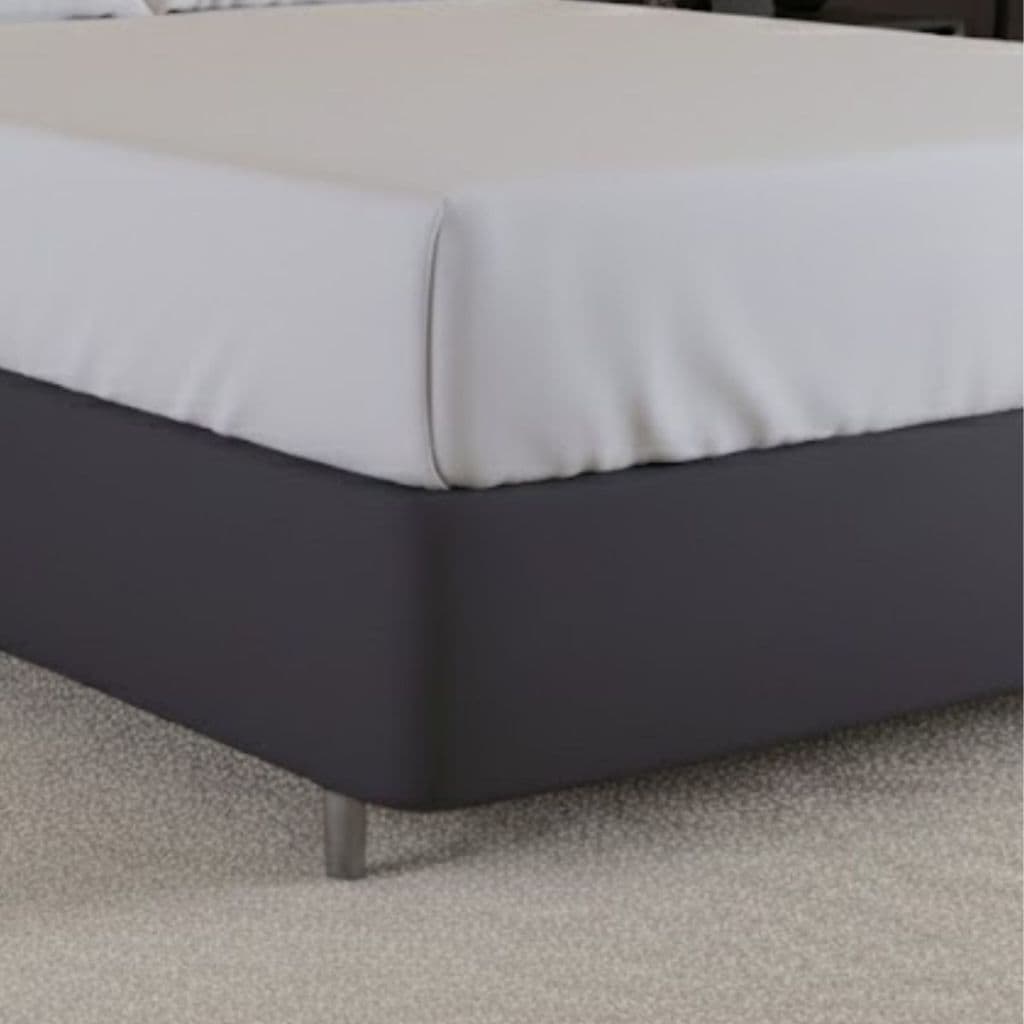 Saia Cama Box Justa Colchão Casal Queen Coladinha Malha Gel
