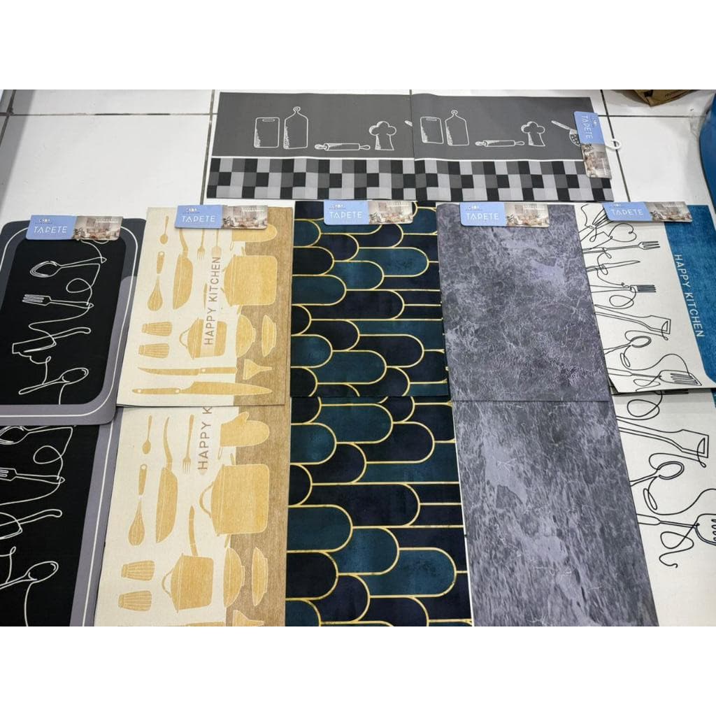Conjunto Tapete Para Cozinha e  Banheiro Super Absorvente Antiderrapante