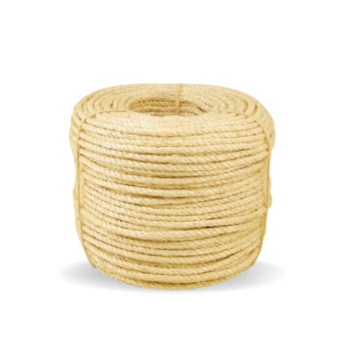Corda de Sisal 8mm - Arranhado de gato - Uso Geral/Artesanato
