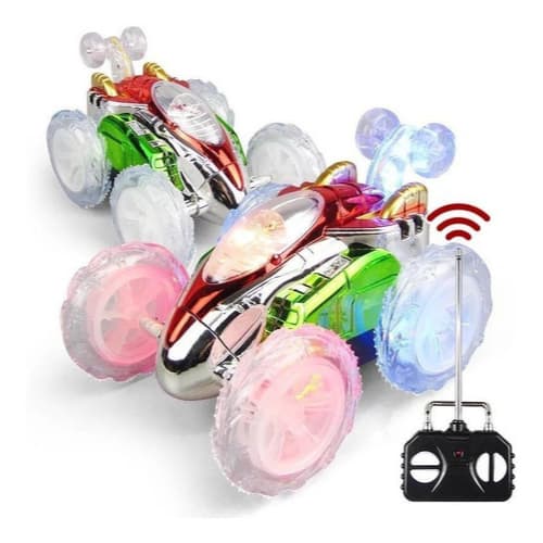 Carro Controle Remoto Maluco Gira 360º C/ Luz Led Brinquedo Carrinho de controle